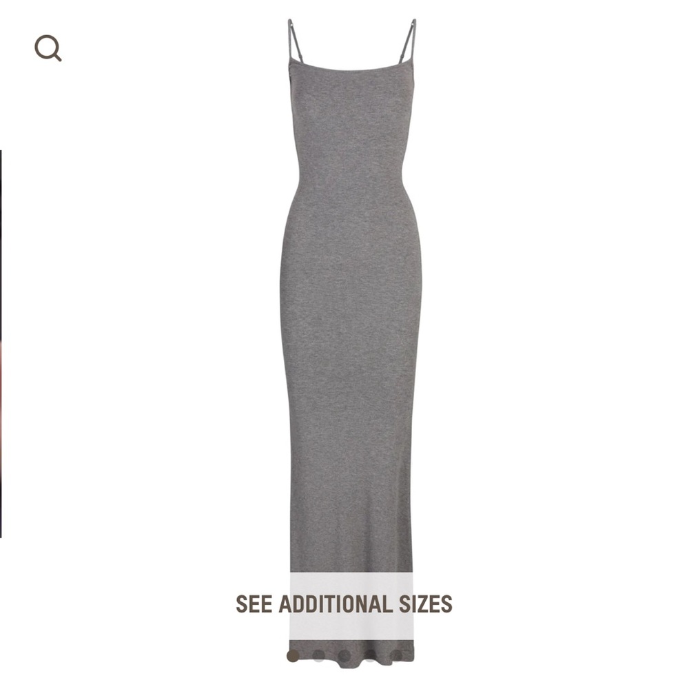 Skims soft lounge long slip dress